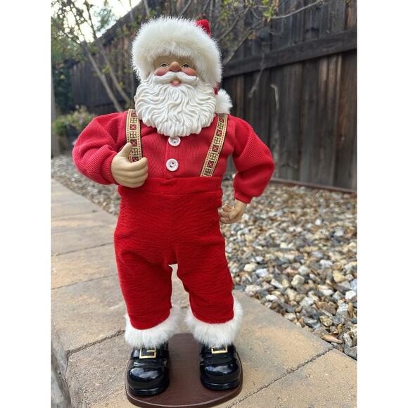 Vintage Santa Jingle Bell Rock Animated Santa Claus - 1998 - Picture 1 of 14